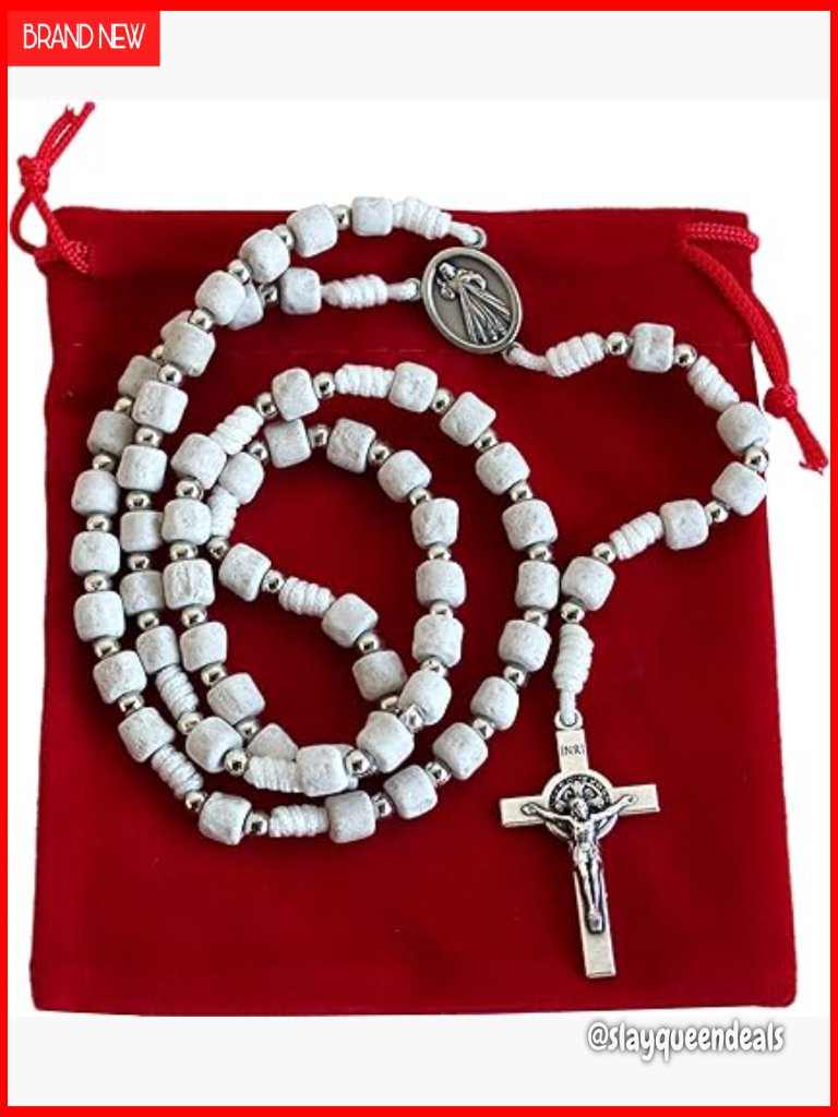 Handcrafted Stone Rosary From Medjugorje 20in